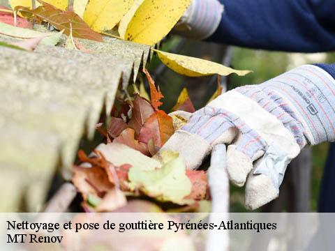 Nettoyage et pose de gouttière 64 Pyrénées-Atlantiques MT Renov