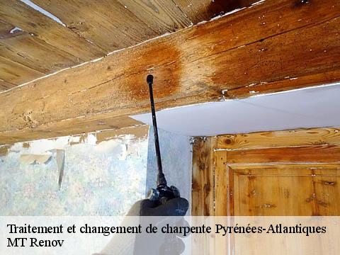 Traitement et changement de charpente 64 Pyrénées-Atlantiques MT Renov