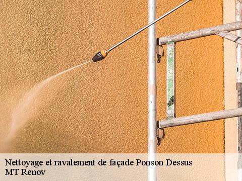 Nettoyage et ravalement de façade ponson-dessus-64460 MT Renov
