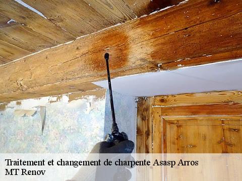 Traitement et changement de charpente  asasp-arros-64660 ASDP COUVERTURE TOITURE 64