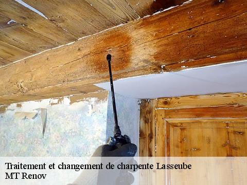 Traitement et changement de charpente lasseube-64290 MT Renov